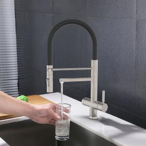 2022 New Design Metal Free 3 Way Pull/down Kitchen Faucet